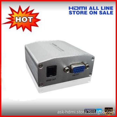 HDMI to VGA converter box AV amplifier support